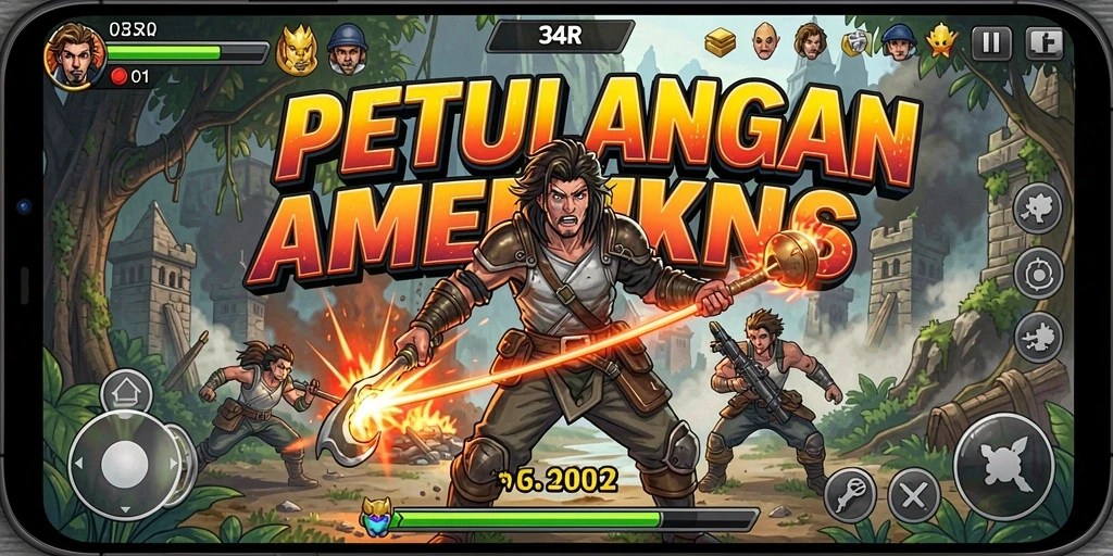 Gameplay seru 34R dengan tantangan arcade yang adiktif.