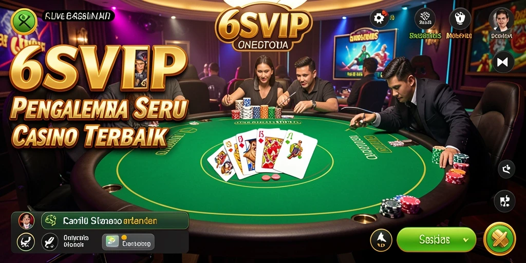 Tampilan gameplay Live Casino yang menarik di 6SVIP.