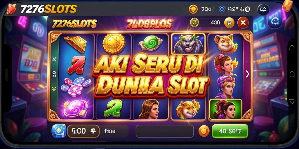Tampilan gameplay aksi seru dalam 7276SLOTS yang memikat.