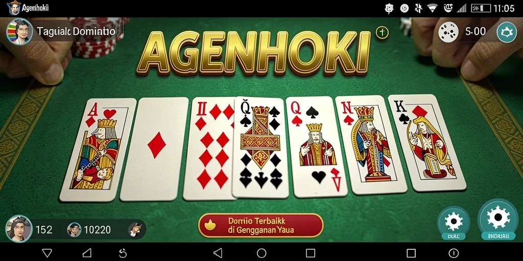 Tampilan gameplay AGENHOKI yang seru dan interaktif.