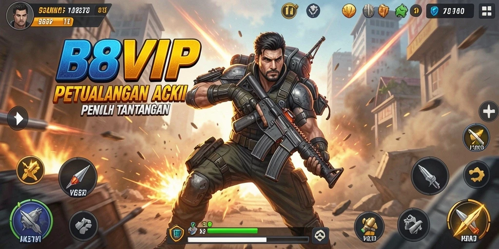 Tangkapan layar dari gameplay mendebarkan B8VIP dengan aksi seru.