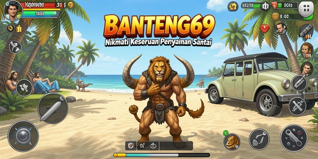Tampilan gameplay seru dan interaktif dari BANTENG69 yang menghibur.