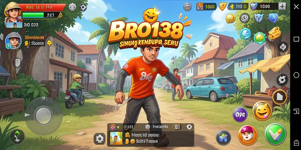 Tangkapan layar BRO138 menampilkan interaksi karakter dalam gameplay menarik.