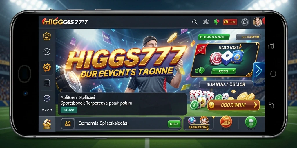 Gameplay HIGGS777 menampilkan antarmuka taruhan olahraga yang menarik.