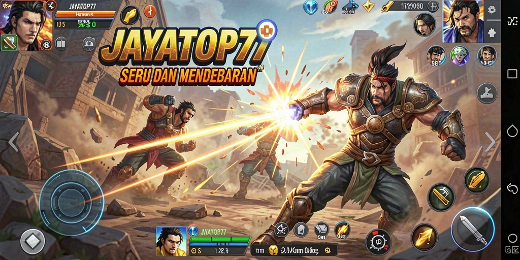 Tangkapan layar dari gameplay seru JAYATOP77 dalam pertarungan.