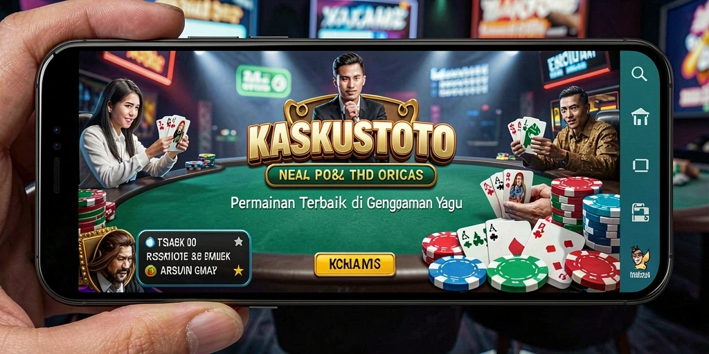 Screenshot gameplay KASKUSTOTO dengan aksi poker yang mendebarkan.