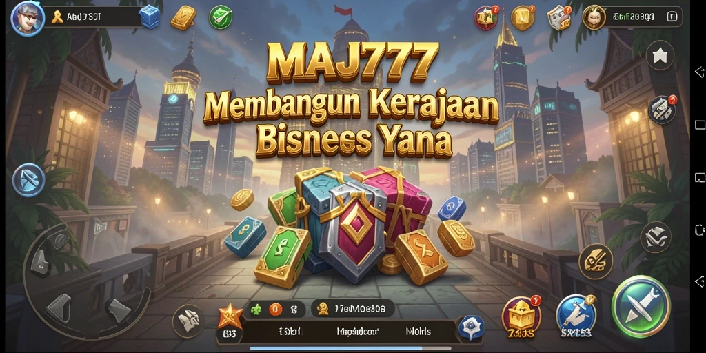 Tampilan gameplay MAJ777 yang menakjubkan dalam membangun kerajaan bisnis.