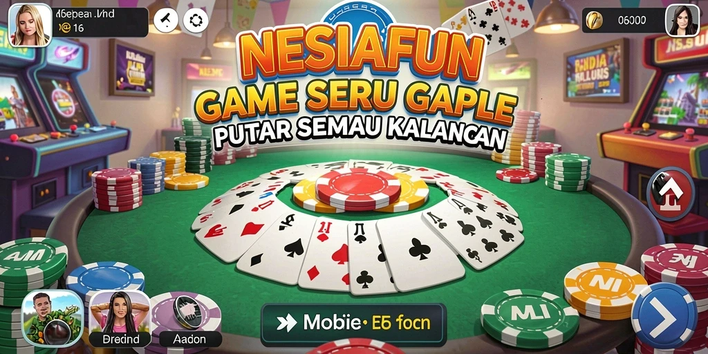 Tampilan gameplay NESIAFUN yang menawan dan interaktif.