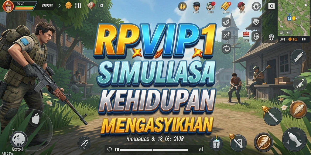 Screenshot dari gameplay <strong>RPVIP1</strong> menunjukkan interaksi karakter yang realistis.