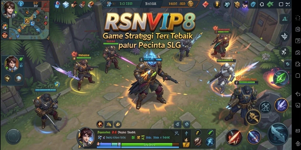 Tampilan gameplay menakjubkan dari RSNVIP8 yang penuh strategi.